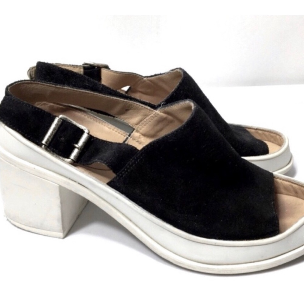 Mason Martin Margiela MM6 Peep Toe Clogs. Size 6.5